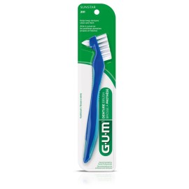GUM Denture Brush - Dual Headed Hard Bristle Toothbrush for Dentures & Acrylic Retainers - Dentist Recommended Denture Cleaner (Pack of 1) GUM Denture Brush - Dual Headed Hard Bristle Toothbrush for Dentures & Acrylic Retainers - Dentist Recommended Denture Cleaner (Pack of 1)