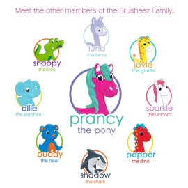 Brusheez Electronic Toothbrush Replacement Brush Heads 2 Pack (Prancy The Pony) Brusheez Electronic Toothbrush Replacement Brush Heads 2 Pack (Prancy The Pony)