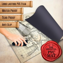 Melee Mats DND Map Starter Kit for Dungeons & Dragons Game - 24 x 36, Wet/Dry Erase Battle Terrain Grid - Ultimate Tabletop Gaming Experience with Accessories Melee Mats DND Map Starter Kit for Dungeons & Dragons Game - 24 x 36, Wet/Dry Erase Battle Terrain Grid - Ultimate Tabletop Gaming Experience with Accessories