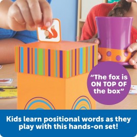 Learning Resources Fox in The Box Position Word Activity Set - Kids Board Spelling Educational Games, Vocabulary Reading Practice, Phonics Awareness, Montessori Language, Gifts for Boys and Girls Learning Resources Fox in The Box Position Word Activity Set - Kids Board Spelling Educational Games, Vocabulary Reading Practice, Phonics Awareness, Montessori Language, Gifts for Boys and Girls