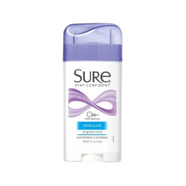 SURE, Antiperspirant Deodorant, Solid, Regular, 2.6 oz., (6 Pack)