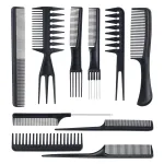 Oneleaf Styling Hair Comb 10PCS Hair Stylists Professional Styling Comb Set Variety Pack Great for All Hair Types & Styles
