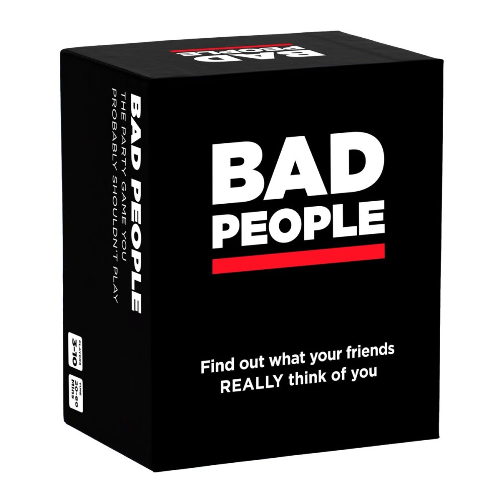 BAD PEOPLE Party Game - Find Out What Your Friends Really Think of You - Hilarious Adult Card Game for Fun Parties and Board Games Night with Your Group BAD PEOPLE Party Game - Find Out What Your Friends Really Think of You - Hilarious Adult Card Game for Fun Parties and Board Games Night with Your Group