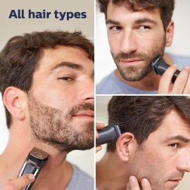 Philips Norelco Multigroom All-in-One Trimmer Series 3000 with 13 pieces - No Blade Oil Needed, MG3750/50 Philips Norelco Multigroom All-in-One Trimmer Series 3000 with 13 pieces - No Blade Oil Needed, MG3750/50