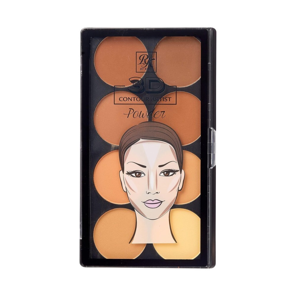 Ruby Kisses 3D Powder Contour Palette Medium Dark Define your cheekbones, perfect your nose, and sculpt your jawline Ruby Kisses 3D Powder Contour Palette Medium Dark Define your cheekbones, perfect your nose, and sculpt your jawline