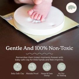 Little Hippo Baby Ornament Keepsake Kit 2 EASELS! Baby Shower Gifts, Baby Footprint Kit and Handprint Kit, Personalized Baby Gifts, Baby Christmas Little Hippo Baby Ornament Keepsake Kit 2 EASELS! Baby Shower Gifts, Baby Footprint Kit and Handprint Kit, Personalized Baby Gifts, Baby Christmas