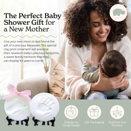 Little Hippo Baby Ornament Keepsake Kit 2 EASELS! Baby Shower Gifts, Baby Footprint Kit and Handprint Kit, Personalized Baby Gifts, Baby Christmas Little Hippo Baby Ornament Keepsake Kit 2 EASELS! Baby Shower Gifts, Baby Footprint Kit and Handprint Kit, Personalized Baby Gifts, Baby Christmas