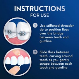 Oral-B Threader Floss, 30-Count: 6 envelopes of 5 threaders (Value Pack of 3) Oral-B Threader Floss, 30-Count: 6 envelopes of 5 threaders (Value Pack of 3)