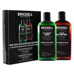 Brickell Men\'s Daily Revitalizing Hair Care Routine, Shampoo and Conditioner Set For Men, Mint and Tea Tree Oil Shampoo, Strength and Volume Enhancing Conditioner, Natural and Organic, Gift Set