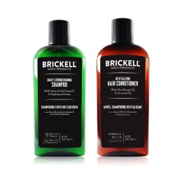 Brickell Men\'s Daily Revitalizing Hair Care Routine, Shampoo and Conditioner Set For Men, Mint and Tea Tree Oil Shampoo, Strength and Volume Enhancing Conditioner, Natural and Organic, Gift Set Brickell Men\'s Daily Revitalizing Hair Care Routine, Shampoo and Conditioner Set For Men, Mint and Tea Tree Oil Shampoo, Strength and Volume Enhancing Conditioner, Natural and Organic, Gift Set