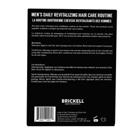 Brickell Men\'s Daily Revitalizing Hair Care Routine, Shampoo and Conditioner Set For Men, Mint and Tea Tree Oil Shampoo, Strength and Volume Enhancing Conditioner, Natural and Organic, Gift Set Brickell Men\'s Daily Revitalizing Hair Care Routine, Shampoo and Conditioner Set For Men, Mint and Tea Tree Oil Shampoo, Strength and Volume Enhancing Conditioner, Natural and Organic, Gift Set