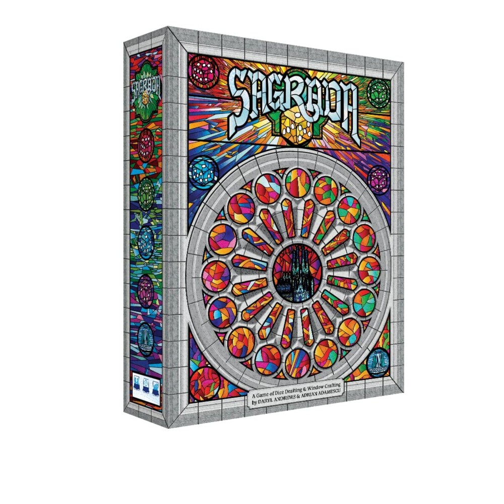 Sagrada Board Game | Family Game for Kids and Adults | Dice Drafting and Placement Strategy Game | Ages 10+ | 1 to 4 Players | by Floodgate Games Sagrada Board Game | Family Game for Kids and Adults | Dice Drafting and Placement Strategy Game | Ages 10+ | 1 to 4 Players | by Floodgate Games