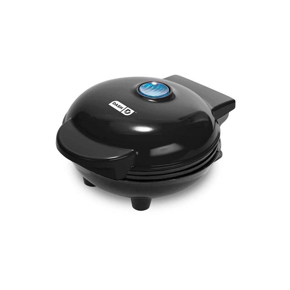 DASH Mini Maker Electric Round Griddle for Individual Pancakes, Cookies, Eggs & other on the go Breakfast, Lunch & Snacks with Indicator Light + Included Recipe Book - Black DASH Mini Maker Electric Round Griddle for Individual Pancakes, Cookies, Eggs & other on the go Breakfast, Lunch & Snacks with Indicator Light + Included Recipe Book - Black
