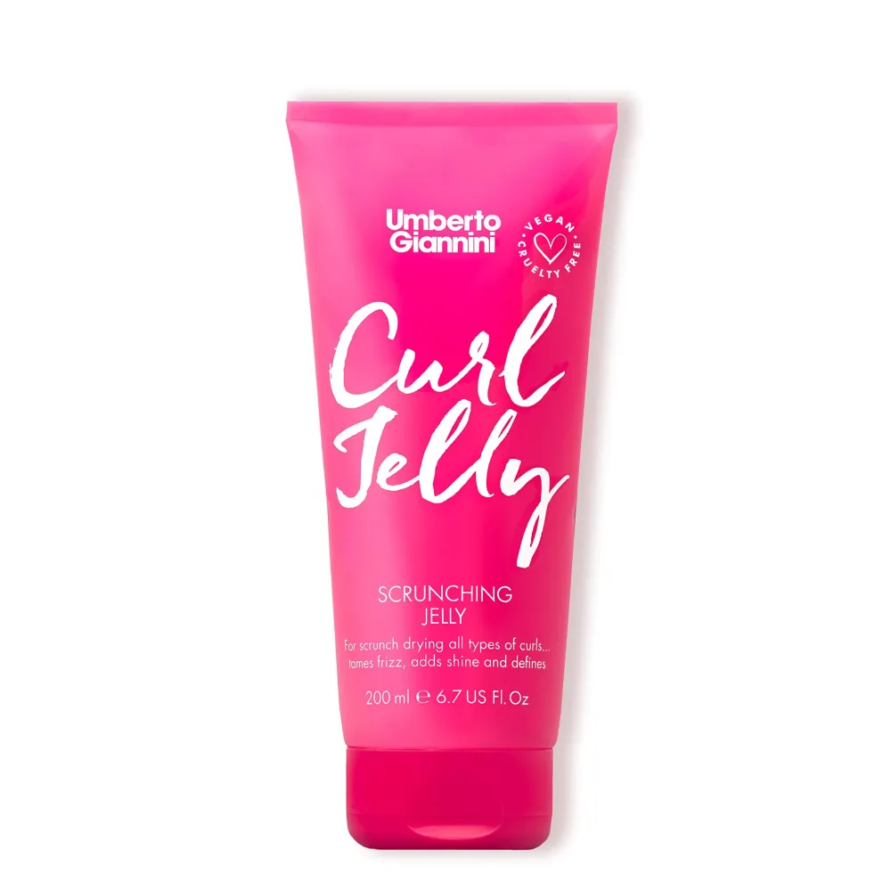 Umberto Giannini Curl Jelly Scrunching Jelly 6.7 fl Oz - Frizz Solution Defining Hair Gel for 2a-4c Curly, Wavy, Coily Hair - Vegan & Cruelty-Free Umberto Giannini Curl Jelly Scrunching Jelly 6.7 fl Oz - Frizz Solution Defining Hair Gel for 2a-4c Curly, Wavy, Coily Hair - Vegan & Cruelty-Free