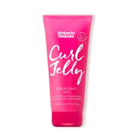 Umberto Giannini Curl Jelly Scrunching Jelly 6.7 fl Oz - Frizz Solution Defining Hair Gel for 2a-4c Curly, Wavy, Coily Hair - Vegan & Cruelty-Free Umberto Giannini Curl Jelly Scrunching Jelly 6.7 fl Oz - Frizz Solution Defining Hair Gel for 2a-4c Curly, Wavy, Coily Hair - Vegan & Cruelty-Free