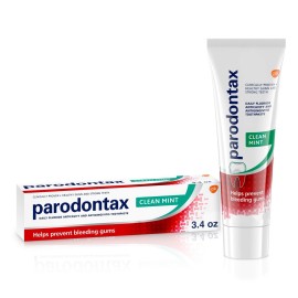 Parodontax Toothpaste for Bleeding Gums, Gingivitis Treatment and Cavity Prevention, Clean mint - 3.4 Ounces Parodontax Toothpaste for Bleeding Gums, Gingivitis Treatment and Cavity Prevention, Clean mint - 3.4 Ounces