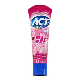 ACT Kids Anticavity Fluoride Toothpaste 4.6 oz. Bu..