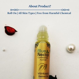 Blue Nectar Vishranti Destress Roll on and Meditation Oil with Cinnamon, Clove, Ginger, Mint Essential Oils (9 Herbs, 0.3 Fl oz) Blue Nectar Vishranti Destress Roll on and Meditation Oil with Cinnamon, Clove, Ginger, Mint Essential Oils (9 Herbs, 0.3 Fl oz)
