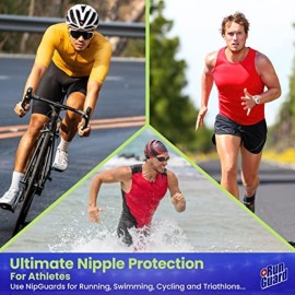 NipGuards - Guaranteed Nipple Protection Since 1998 for Endurance Athletes. Complete Protection in All Race Distances - Even Ultra Marathon 100 Milers! Water Proof. Sweat Proof (20 Pairs) Nude NipGuards - Guaranteed Nipple Protection Since 1998 for Endurance Athletes. Complete Protection in All Race Distances - Even Ultra Marathon 100 Milers! Water Proof. Sweat Proof (20 Pairs) Nude