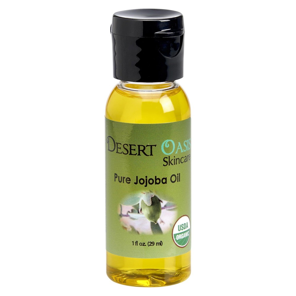 USDA Certified Organic Jojoba Oil - 100% Pure, Travel Size, Cold Pressed, All Natural for Face, Hair, Nails, Ear Stretching and Gauges, Good for Sensitive Skin. Natural Nutty Smell. (1 fl oz/29 ml) USDA Certified Organic Jojoba Oil - 100% Pure, Travel Size, Cold Pressed, All Natural for Face, Hair, Nails, Ear Stretching and Gauges, Good for Sensitive Skin. Natural Nutty Smell. (1 fl oz/29 ml)