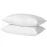 basic home 12x20 Decorative Throw Pillow Inserts-Down Feather Pillow Inserts-Oblong-Cotton Fabric-Set of 2-White.