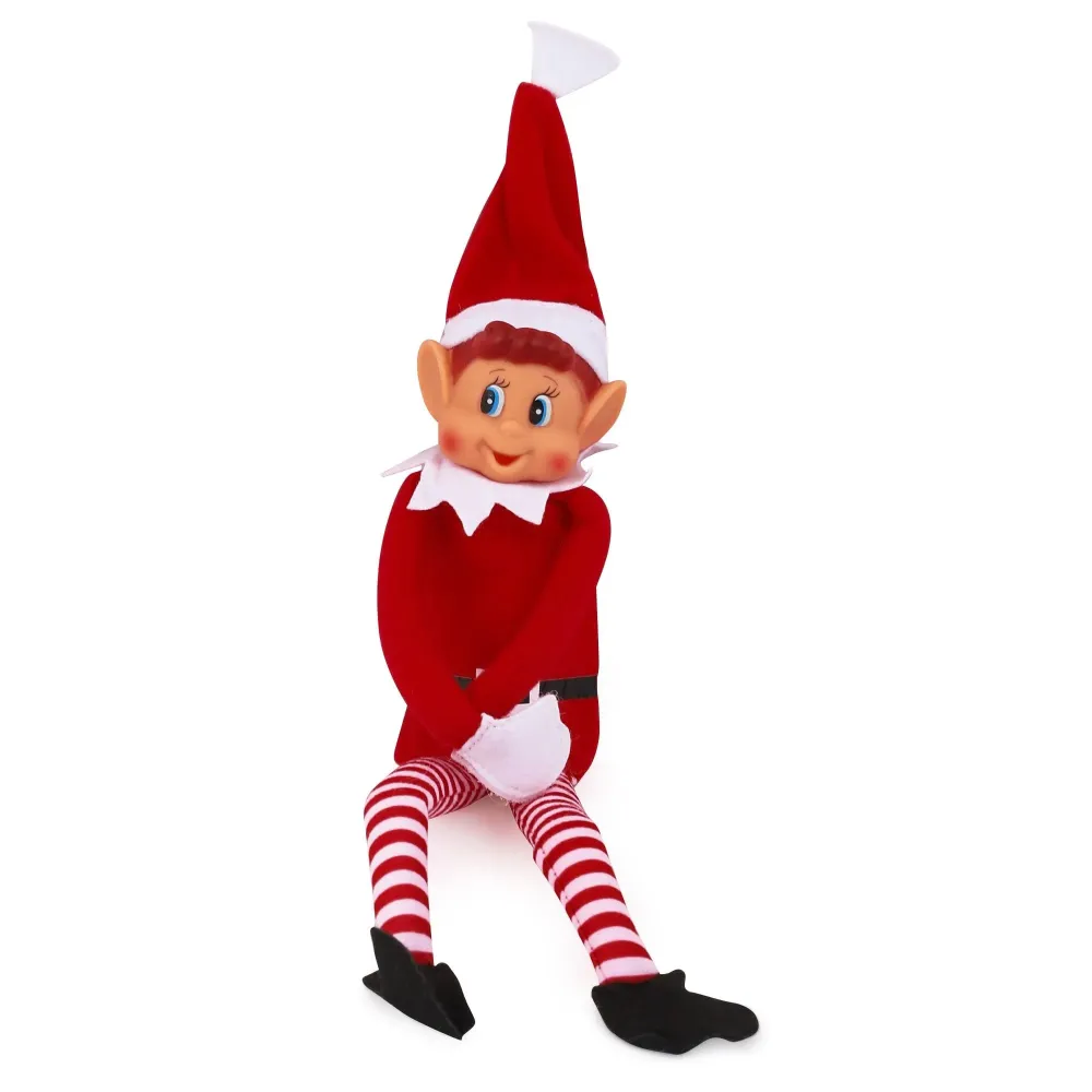 Christmas Elf Behaving Badly Plush Toy | Novelty Long Bendy Naughty Boy Christmas Elves Doll | 12 Inches Christmas Elf Behaving Badly Plush Toy | Novelty Long Bendy Naughty Boy Christmas Elves Doll | 12 Inches