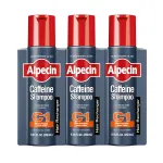 Alpecin C1 Caffeine Shampoo 8.45 fl Oz (Pack of 3) I Hair Performance Enhancer I Promotes Natural Hair Growth and Thickness I Energizes Scalp
