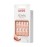 KISS Salon Acrylic, Press-On Nails, Nail glue included, \'Crush Hour\', French, Petite Size, Squoval Shape, Includes 28 Nails, 2g Glue, 1 Manicure Stick, 1 Mini File