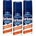 Barbasol Shave Cream Sensitive Skin Travel size 2 oz (Pack of 3)