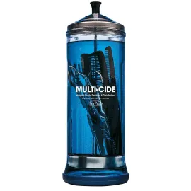 ForPro Multi-Cide Tall Glass Jar, for All Hairstyling Tools Including Brushes, Combs & Shears, 37 oz ForPro Multi-Cide Tall Glass Jar, for All Hairstyling Tools Including Brushes, Combs & Shears, 37 oz
