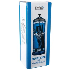 ForPro Multi-Cide Tall Glass Jar, for All Hairstyling Tools Including Brushes, Combs & Shears, 37 oz ForPro Multi-Cide Tall Glass Jar, for All Hairstyling Tools Including Brushes, Combs & Shears, 37 oz