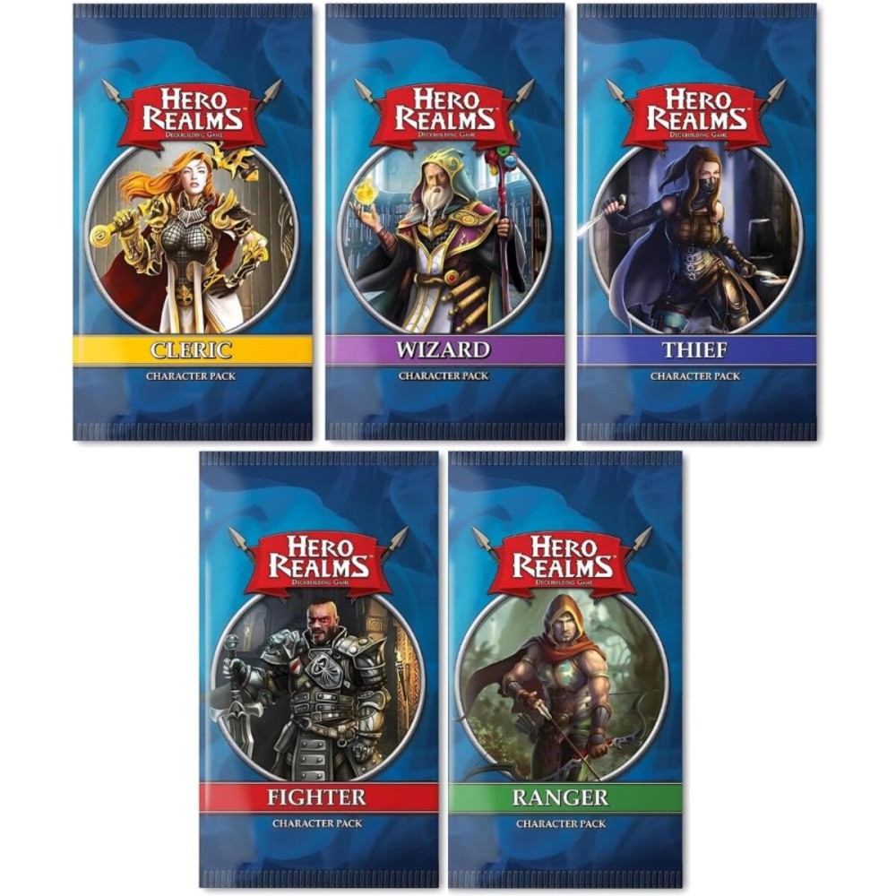 Wise Wizard Games: Hero Realms Character Pack Bundle (Cleric, Ranger, Fighter, Thief, Wizard) Wise Wizard Games: Hero Realms Character Pack Bundle (Cleric, Ranger, Fighter, Thief, Wizard)