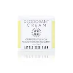 Little Seed Farm All Natural Deodorant Cream, Aluminum Free Deodorant for Women or Men, 2.4 Ounce - Grapefruit Lemon