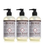 MRS. MEYER\'S CLEAN DAY Hand Soap, Made with Essential Oils, Biodegradable Formula, Lavender, 12.5 fl. oz - Pack of 3