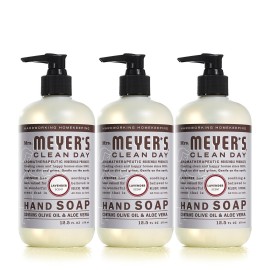 MRS. MEYER\'S CLEAN DAY Hand Soap, Made with Essential Oils, Biodegradable Formula, Lavender, 12.5 fl. oz - Pack of 3 MRS. MEYER\'S CLEAN DAY Hand Soap, Made with Essential Oils, Biodegradable Formula, Lavender, 12.5 fl. oz - Pack of 3