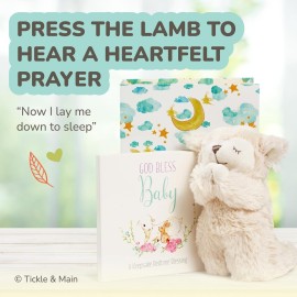 Tickle & Main Baby Praying Musical Lamb and Prayer Book Gift Set in Box, Baptism Gifts for Boys & Girls, Christening Gifts for Girls - Praying Stuffed Animal Tickle & Main Baby Praying Musical Lamb and Prayer Book Gift Set in Box, Baptism Gifts for Boys & Girls, Christening Gifts for Girls - Praying Stuffed Animal