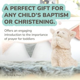 Tickle & Main Baby Praying Musical Lamb and Prayer Book Gift Set in Box, Baptism Gifts for Boys & Girls, Christening Gifts for Girls - Praying Stuffed Animal Tickle & Main Baby Praying Musical Lamb and Prayer Book Gift Set in Box, Baptism Gifts for Boys & Girls, Christening Gifts for Girls - Praying Stuffed Animal