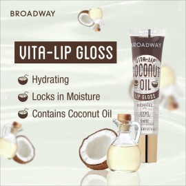 Ruby Kisses Broadway Vita-Lip Clear Lip Gloss (5 Pack Mint, Rosehip, Coconut, Argan Oil, Mango Butter), Ultra-Hydrating & Soothing Formula with Vitamin Oils, High-Shine Non-Sticky Finish Lip Balm Ruby Kisses Broadway Vita-Lip Clear Lip Gloss (5 Pack Mint, Rosehip, Coconut, Argan Oil, Mango Butter), Ultra-Hydrating & Soothing Formula with Vitamin Oils, High-Shine Non-Sticky Finish Lip Balm
