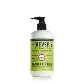 MRS. MEYER\'S CLEAN DAY Hand Lotion, Long-Lasting, Non-Greasy Moisturizer, Cruelty Free Formula, Lemon Verbena Scent, 12 Oz MRS. MEYER\'S CLEAN DAY Hand Lotion, Long-Lasting, Non-Greasy Moisturizer, Cruelty Free Formula, Lemon Verbena Scent, 12 Oz