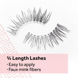 Eylure Naturals Accent No. 003 Reusable Eyelashes, Adhesive Included, 1 Pair Eylure Naturals Accent No. 003 Reusable Eyelashes, Adhesive Included, 1 Pair