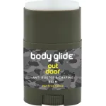 Body Glide Outdoor Anti Chafe Balm. Fragrance free anti chafing stick trusted in basic training, endurance sports and everyday life. Use on neck, shoulders, chest, arms, butt, groin, thighs & feet
