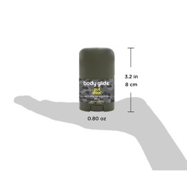 Body Glide Outdoor Anti Chafe Balm. Fragrance free anti chafing stick trusted in basic training, endurance sports and everyday life. Use on neck, shoulders, chest, arms, butt, groin, thighs & feet