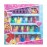 Disney Princess 15 Piece Water-Based Nail Polish with 3 Toe Spacers, Quick Dry, Peel Off, Gift Kit Set for Kids Girls, Ages 3 by Townley Girl