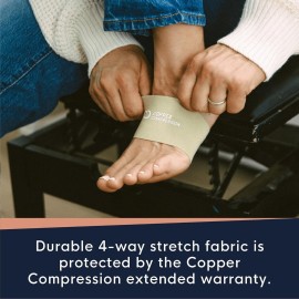Copper Compression Copper Arch Support - 2 Plantar Fasciitis Braces/Sleeves. Foot Care, Heel Spurs, Feet Pain Relief, Flat & Fallen Arches, High Arch Copper Compression Copper Arch Support - 2 Plantar Fasciitis Braces/Sleeves. Foot Care, Heel Spurs, Feet Pain Relief, Flat & Fallen Arches, High Arch