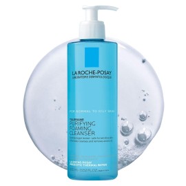La Roche-Posay Toleriane Purifying Foaming Facial Cleanser, Oil Free Face Wash for Oily Skin with Niacinamide, Pore Cleanser Wont Dry Out Skin, Unscented