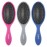 Conair Detangling Brush 3PK - For wet and dry - Ideal for all types - curly brush - brushes for women - detangler brush - brushes for women - Blue, Pink, Gray Assorted