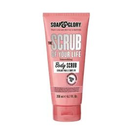 Soap & Glory Original Pink The Scrub Of Your Life Exfoliating Body Scrub - Smoothing & Buffing Vegan Scrub - Rose & Bergamot Body Polish with Shea Butter & Vitamin E (200ml)