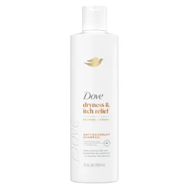 Dove Damage Therapy Derma Shampoo Dryness + Itch for Flaky Scalp with Pyrithione Zinc and Coconut Oil 12 Fl Oz