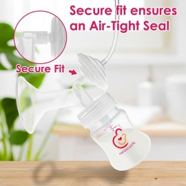 Nenesupply 21mm 2 pc Flanges Compatible with Spectra S2 S1 9 Plus Synergy Gold Breastpump Replacement to Spectra Pump Parts Flange Accessories Wide Mouth Work with Valve Backflow Protector Bottle
