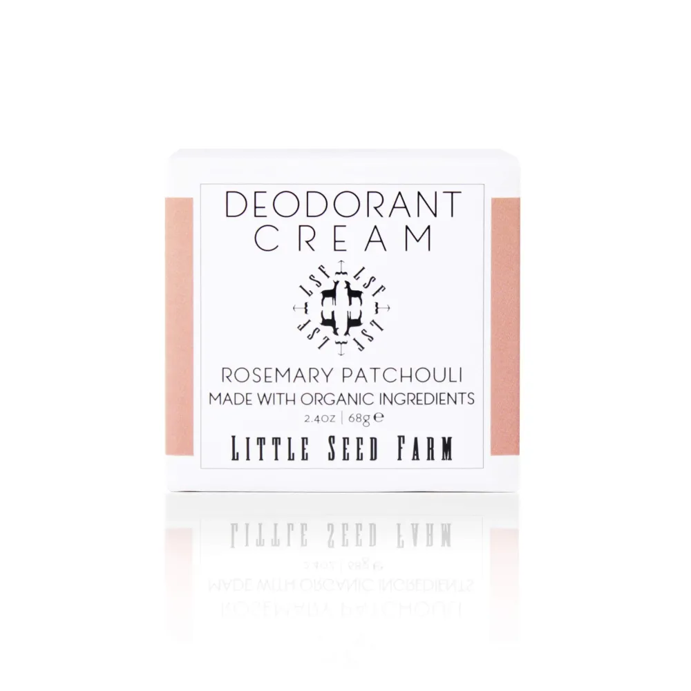Little Seed Farm All Natural Deodorant Cream, Aluminum Free Deodorant for Women or Men, 2.4 Ounce - Rosemary Patchouli Little Seed Farm All Natural Deodorant Cream, Aluminum Free Deodorant for Women or Men, 2.4 Ounce - Rosemary Patchouli
